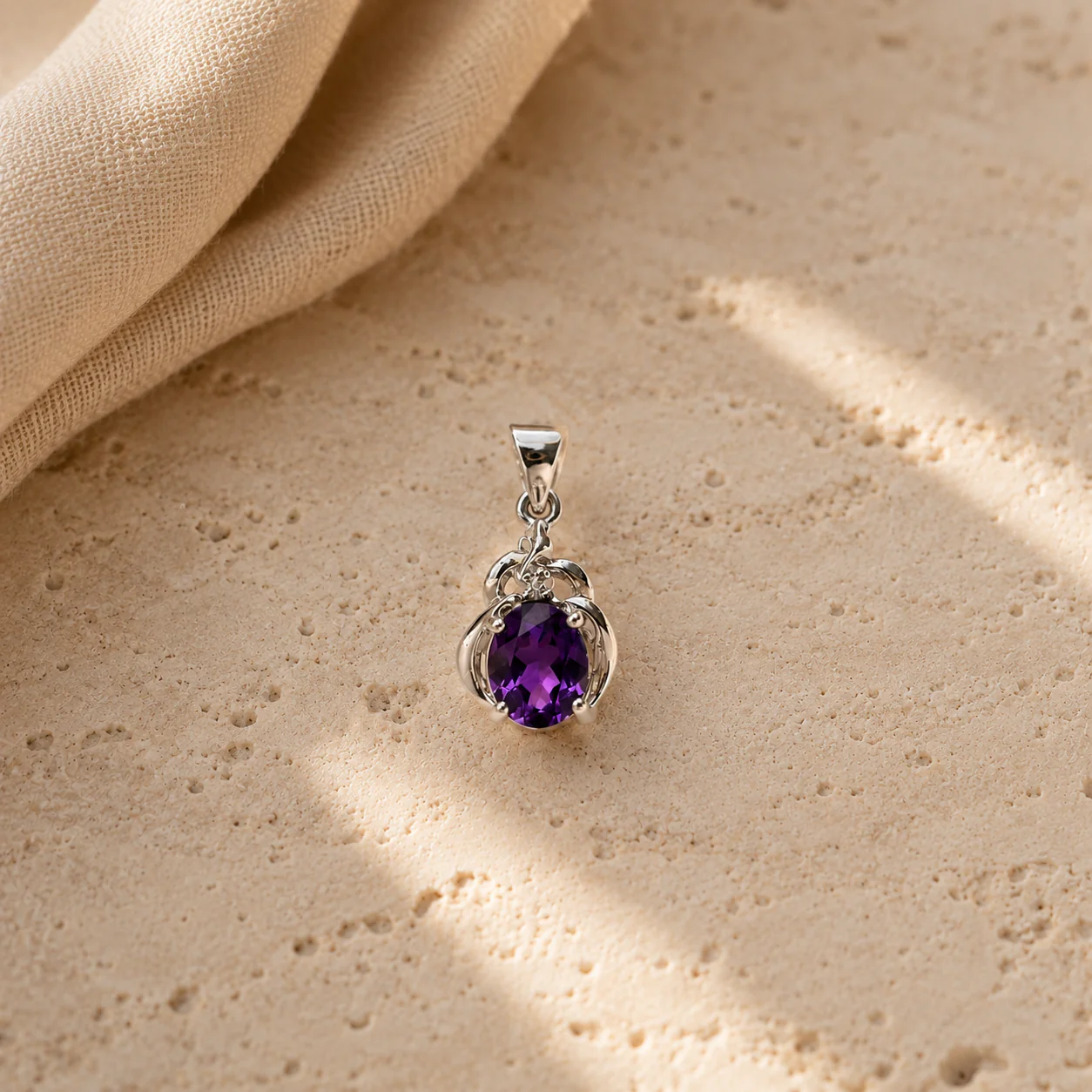 Amethyst Bloom Charm - Image 4