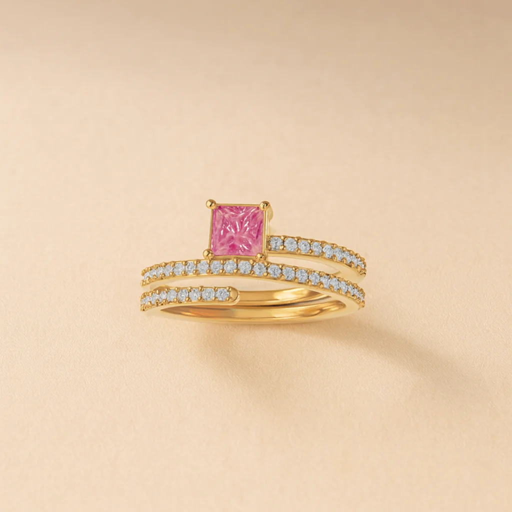 Blush Spiral Ring - Image 4