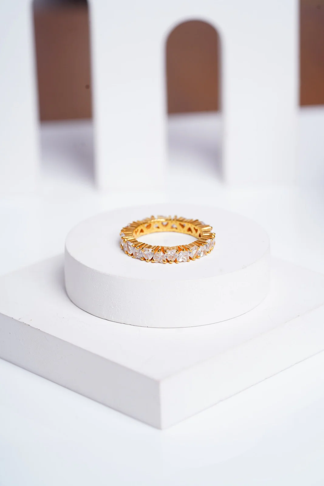 Blushing Heart Eternity Ring - Image 4