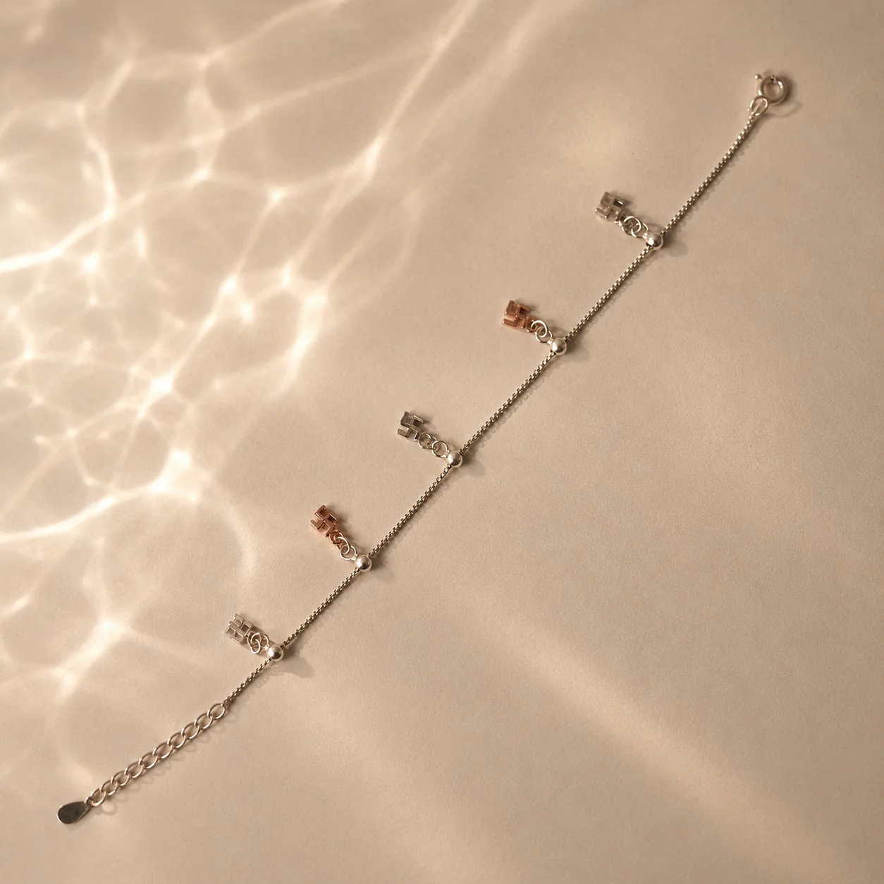 Charm Cross Bracelet - Image 3
