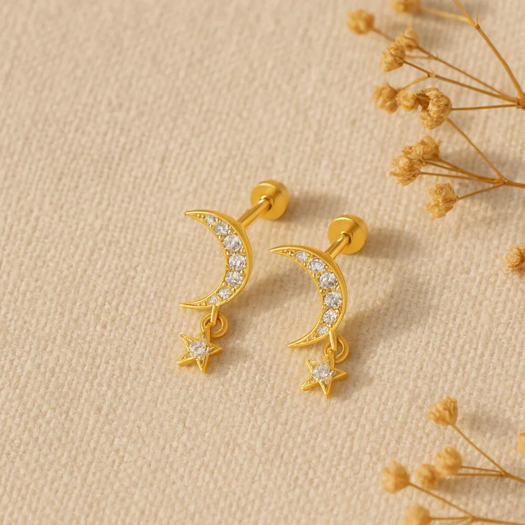 Crescent Star Stud - Image 3