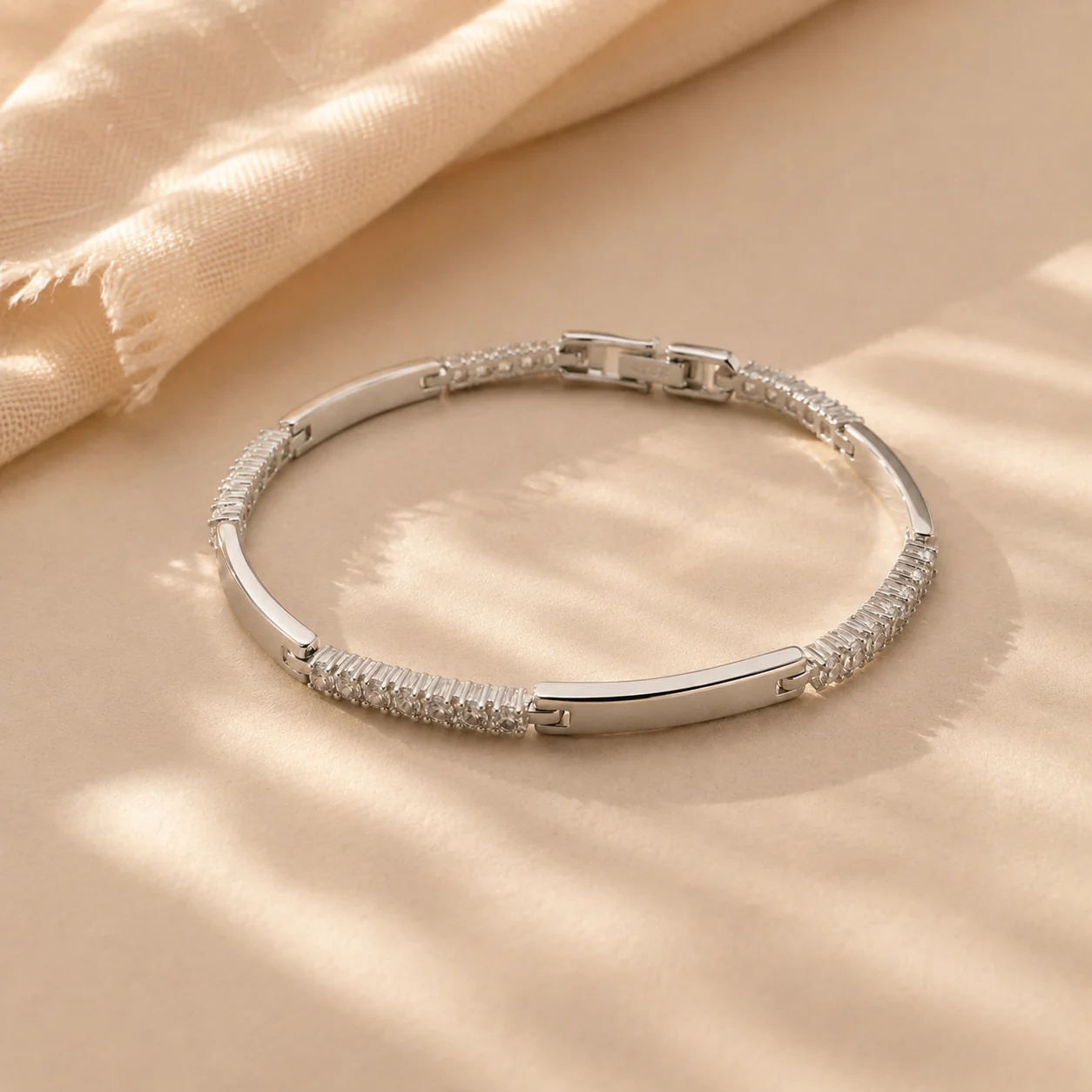 Crystal Row Bracelet - Image 2