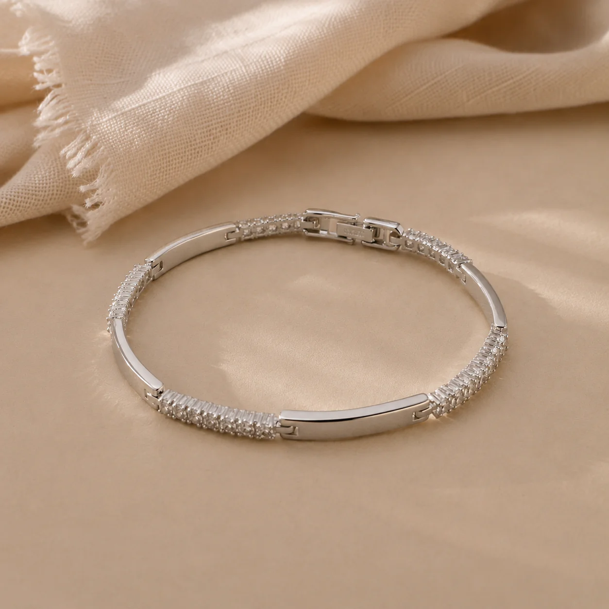 Crystal Row Bracelet - Image 3