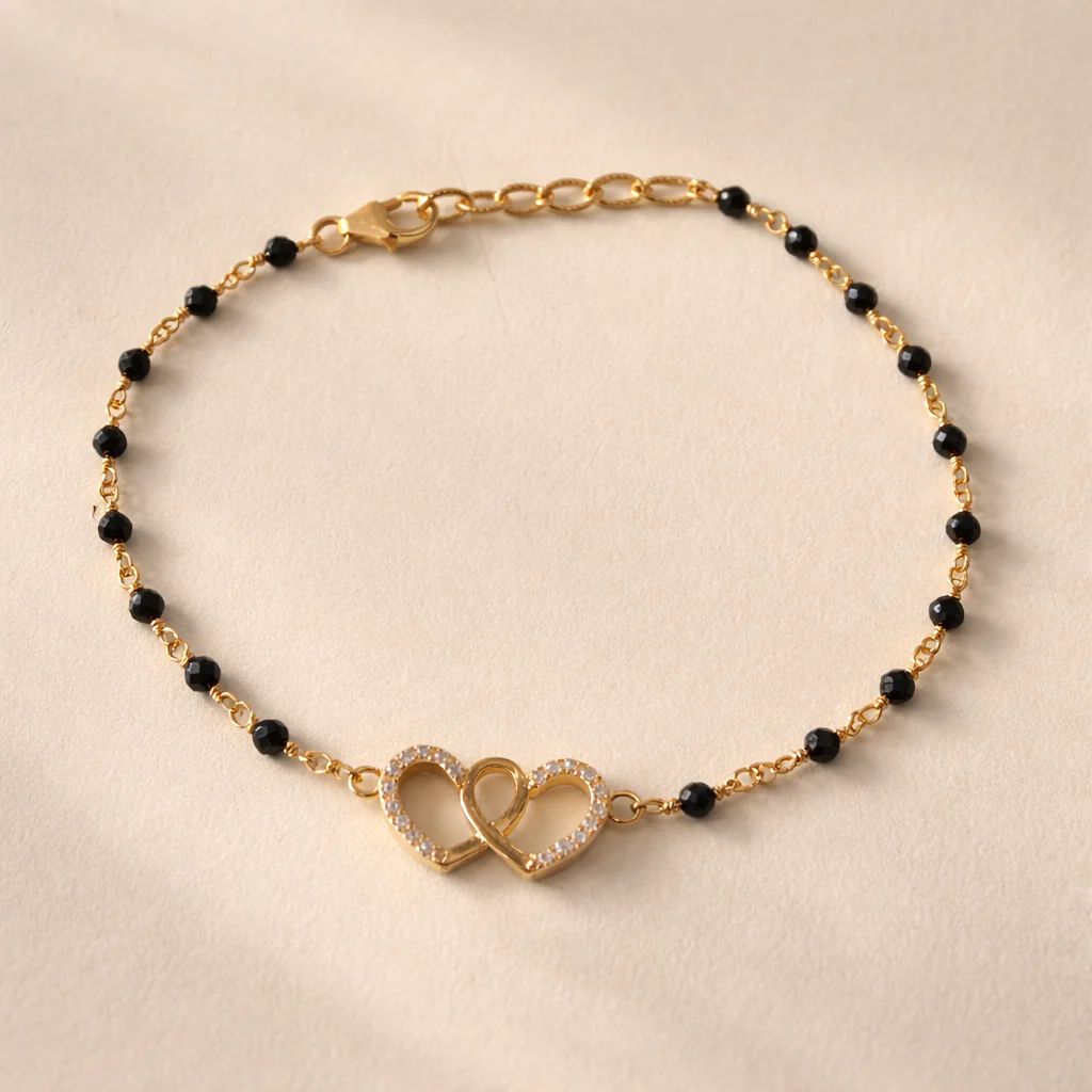 Double Heart Hand Mangalsutra - Image 4