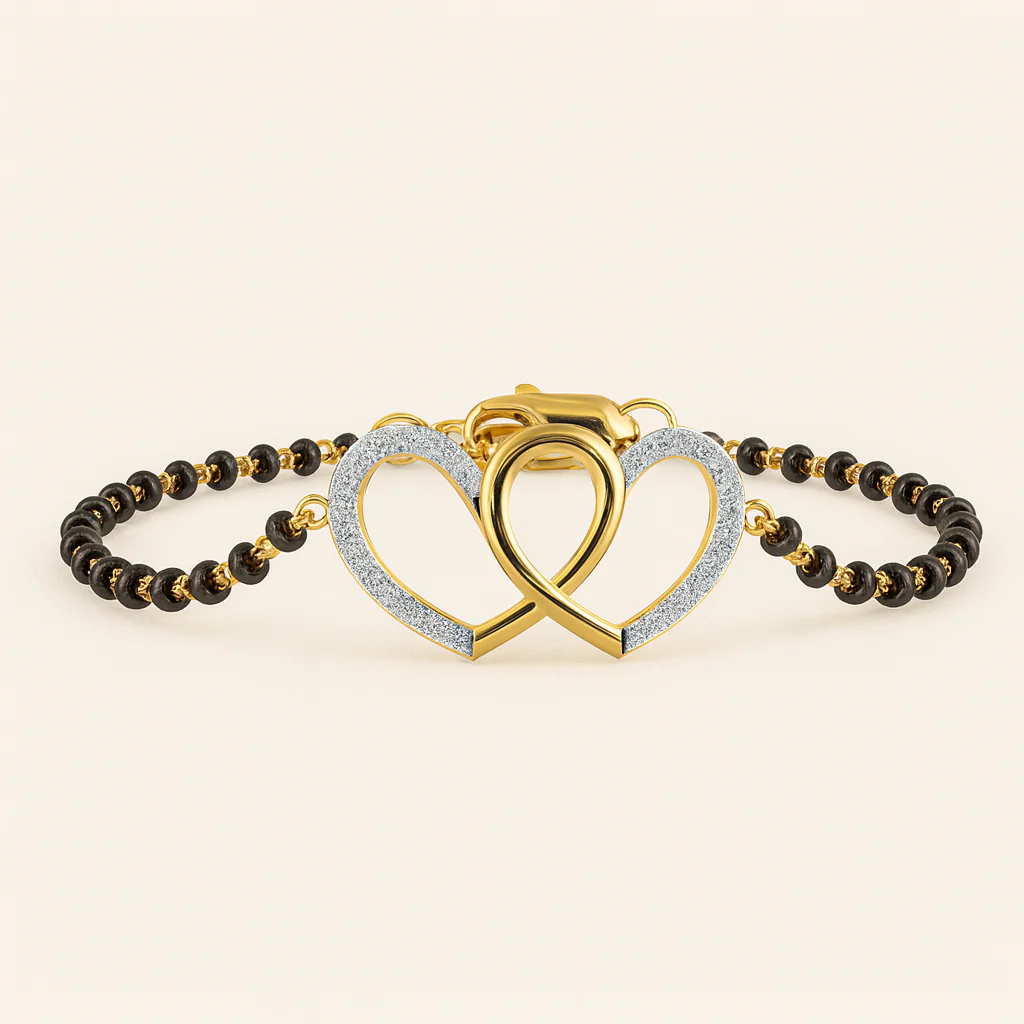 Double Heart Hand Mangalsutra - Image 6