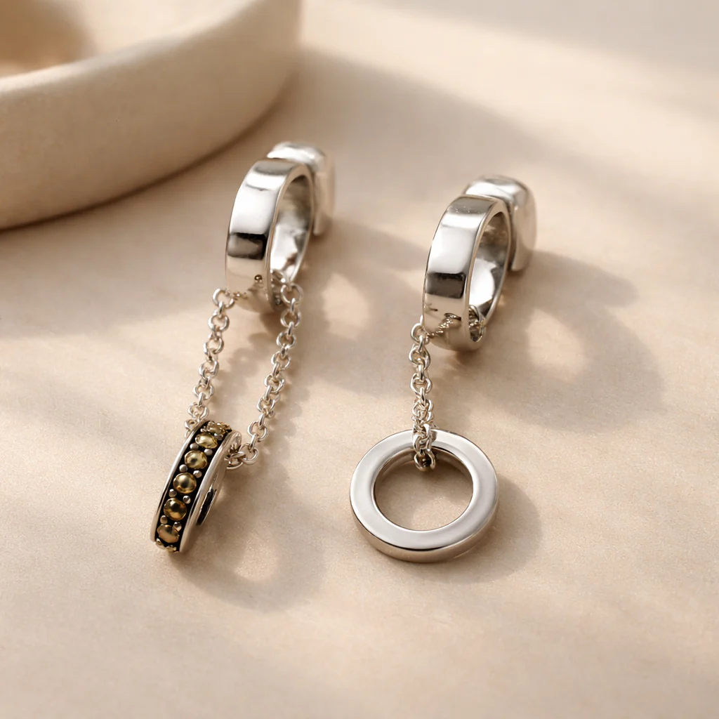 Duality Chain Earrings