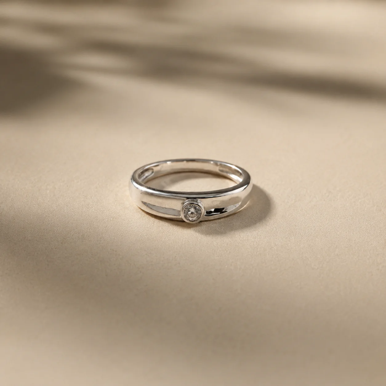 Elara Bezel Solitaire Ring - Image 2