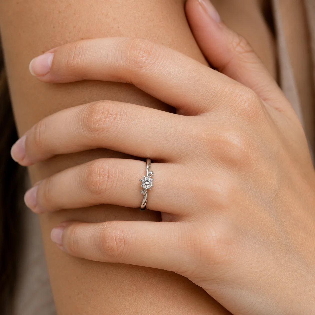Elowen Solitaire Ring - Image 5