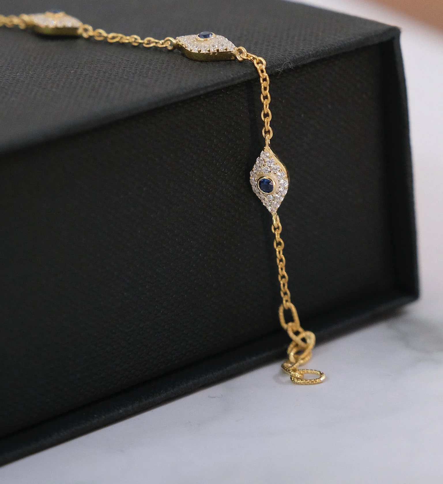 Evil Eye Diamond Bracelet - Image 4