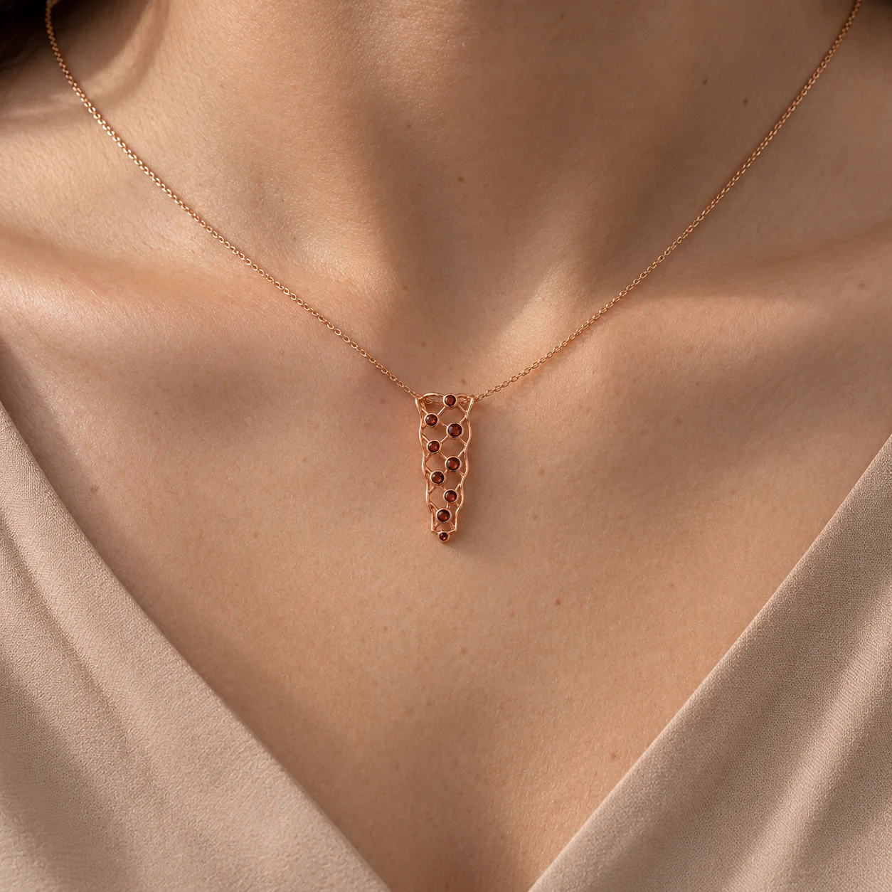 Garnet Cascade Charm - Image 4
