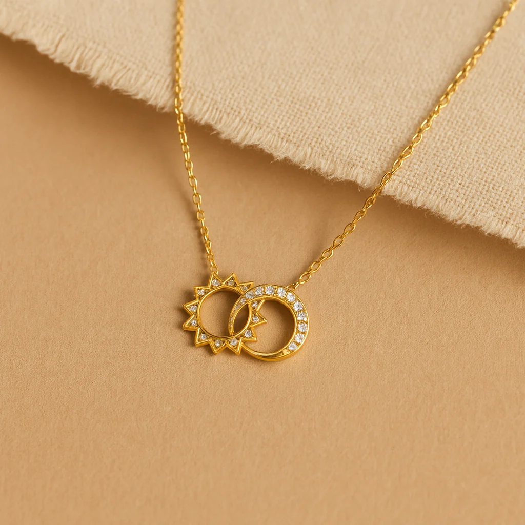 Interlocked Eternity Necklace - Image 2
