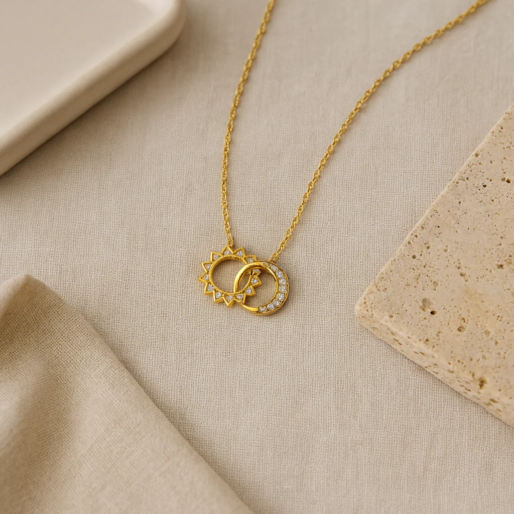 Interlocked Eternity Necklace - Image 3