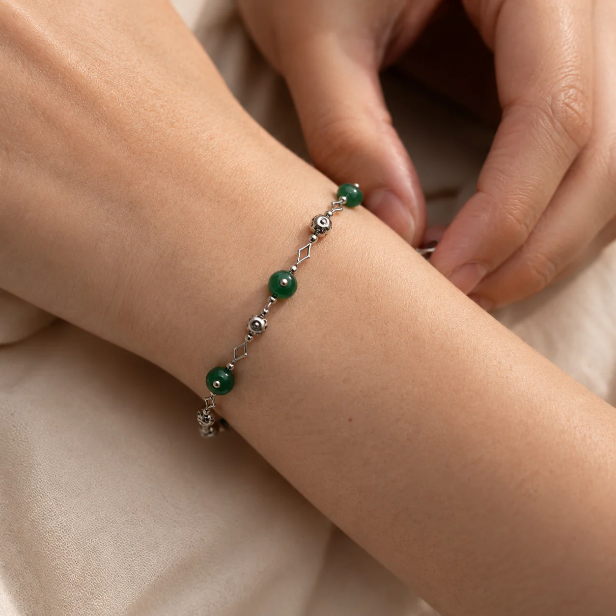 Jade Line Bracelet - Image 4