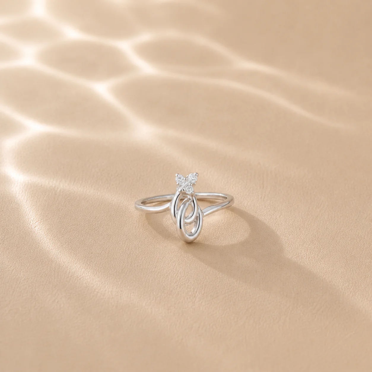 Luna Kitty CZ Ring