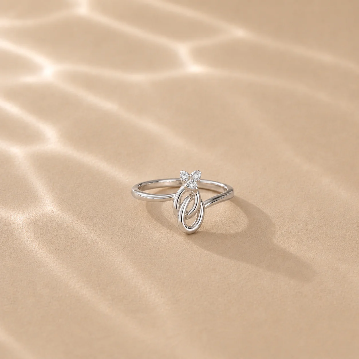 Luna Kitty CZ Ring - Image 4