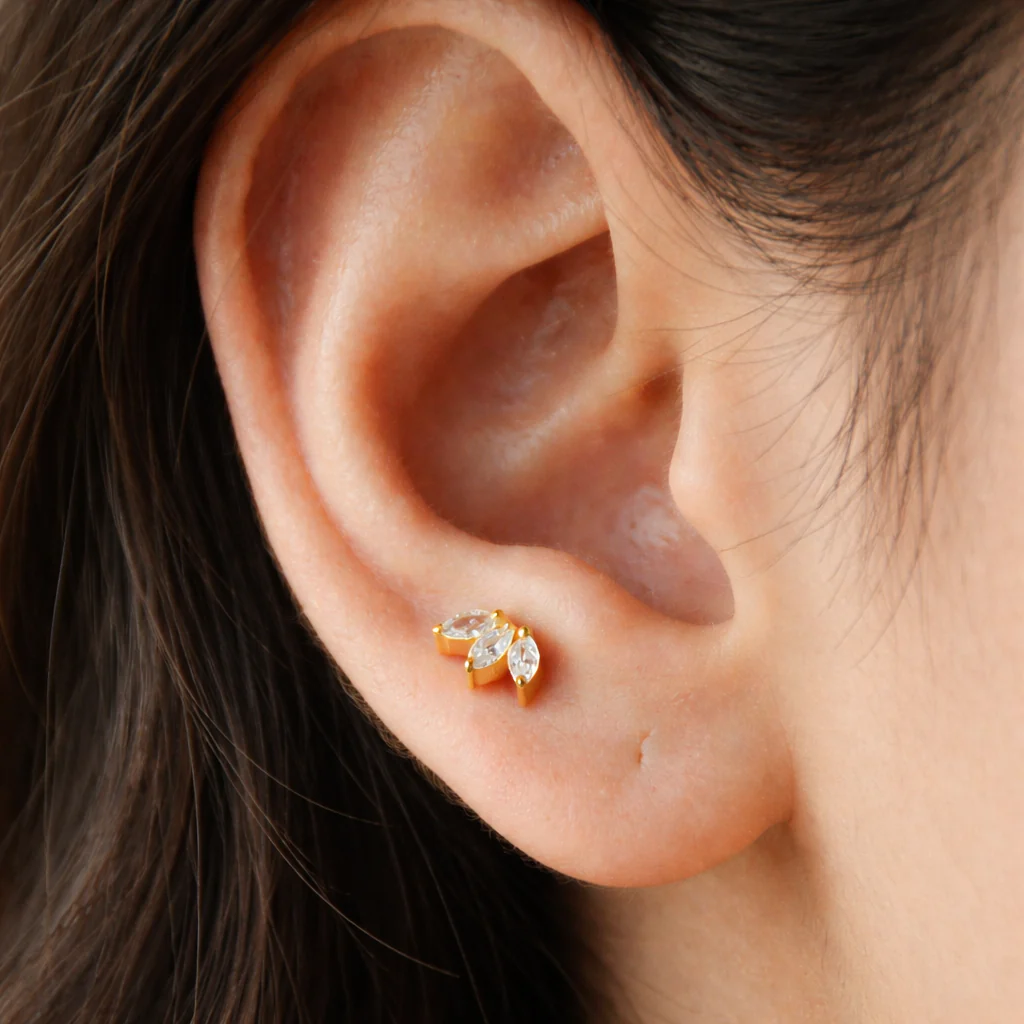 Marquise Triple Studs - Image 3