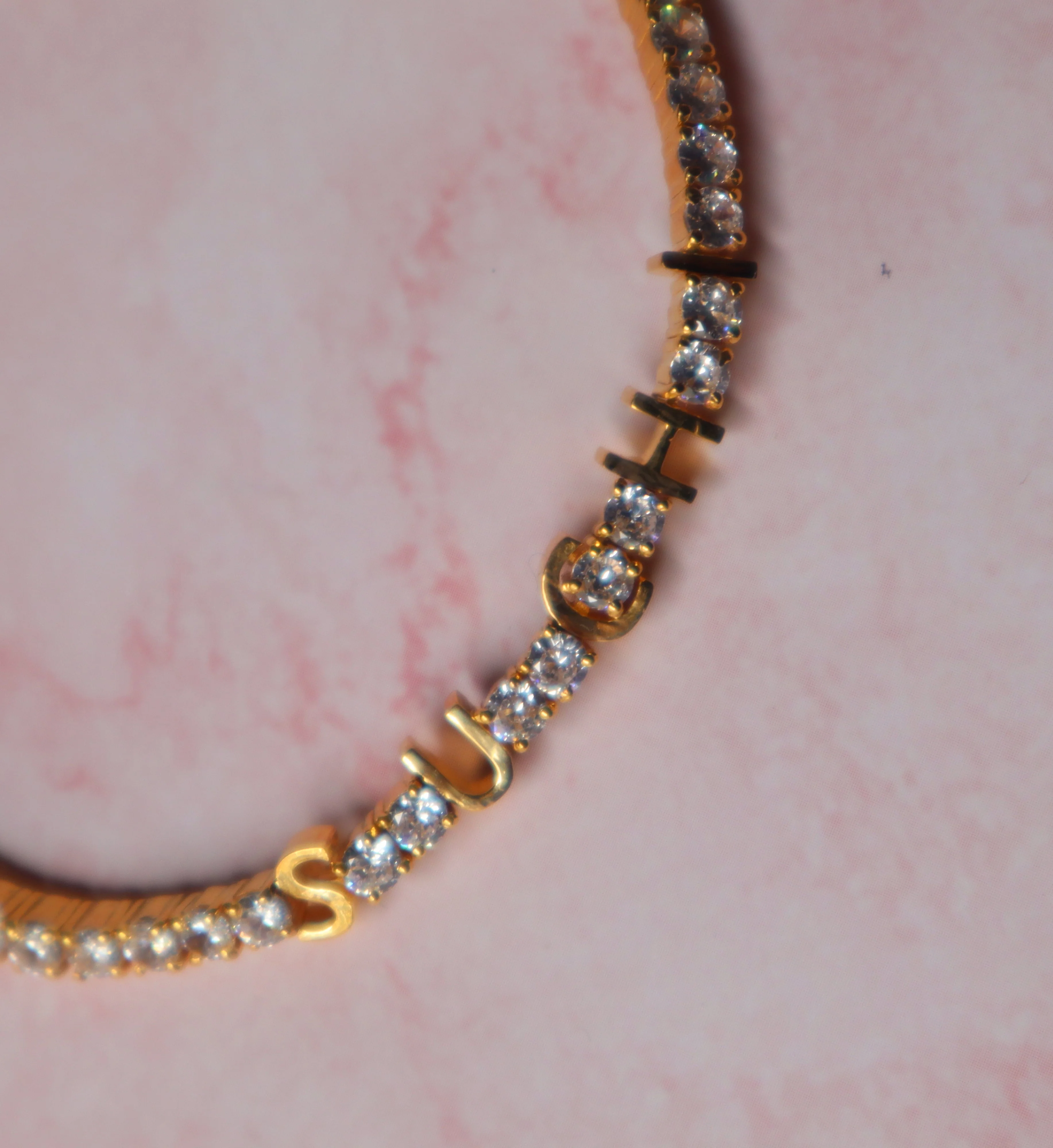 Name Diamond Tennis Bracelet - Image 8