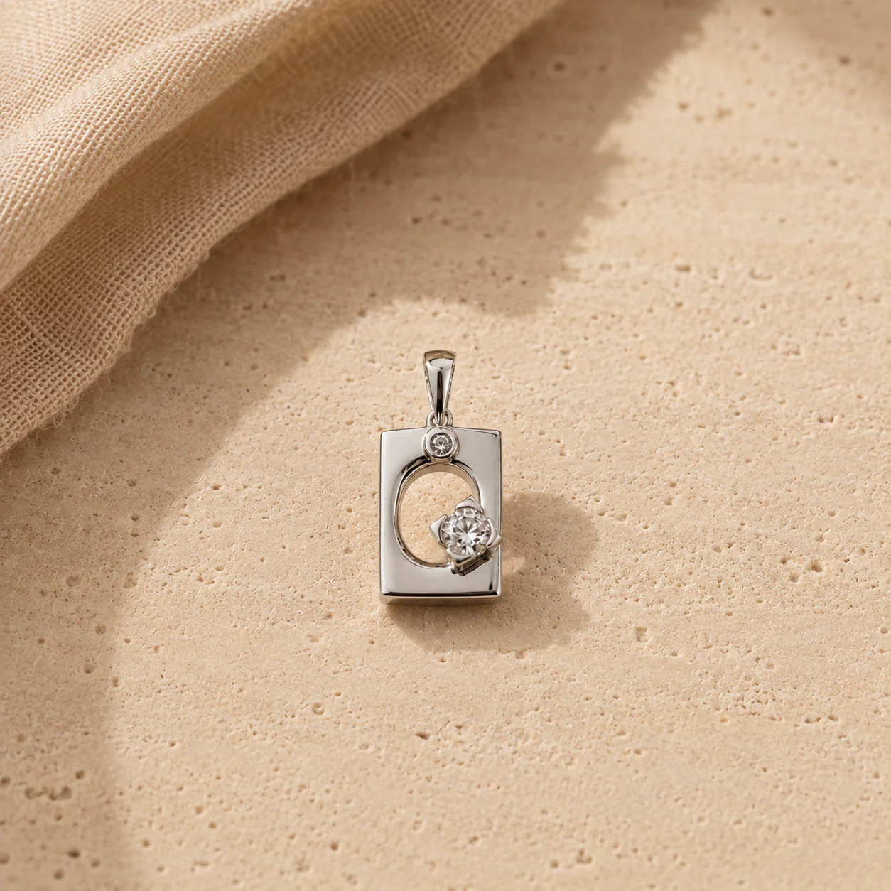 Pave Oval Charm - Image 3