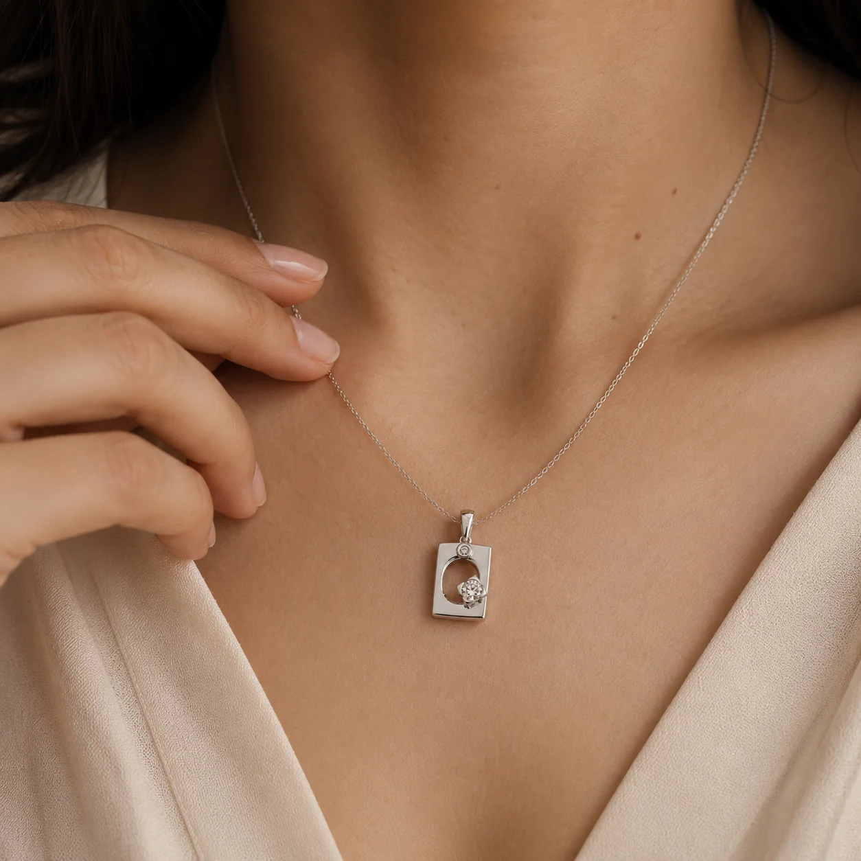 Pave Oval Charm - Image 4