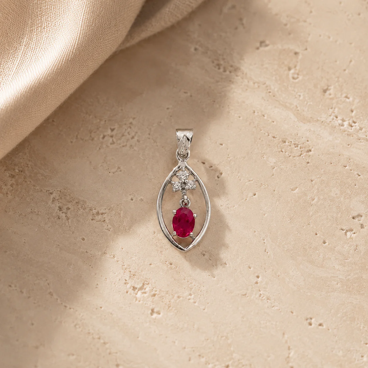 Pink Oval Charm - Image 4