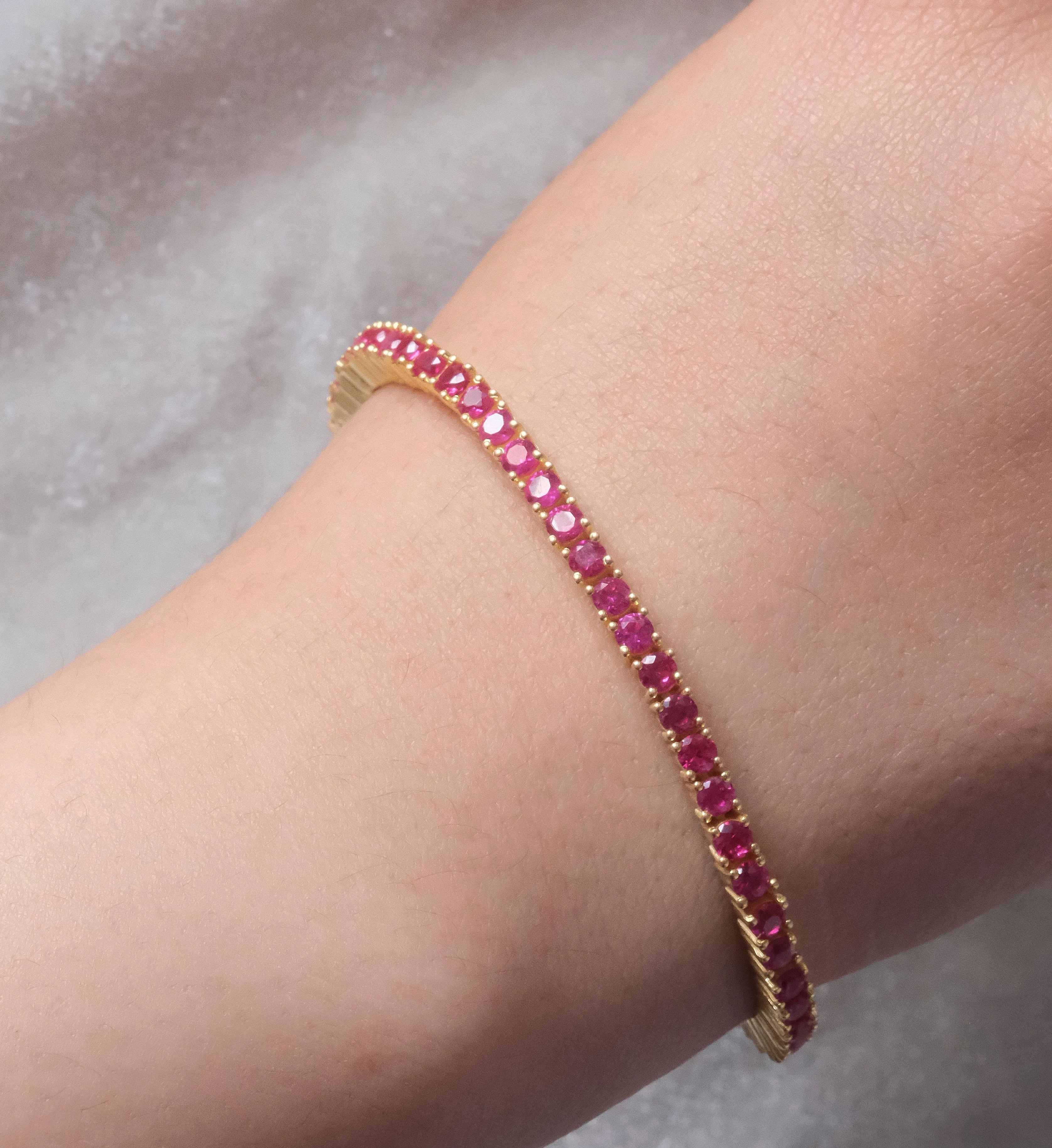 Ruby Tennis Bracelet - Image 4