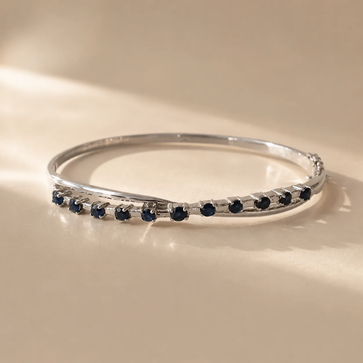 Sapphire Arc Bangle - Image 2