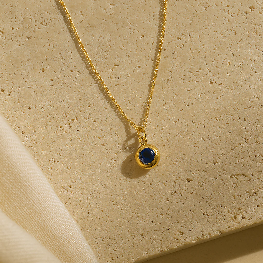 September Birthstone Necklace - Image 4