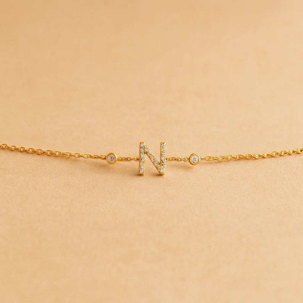 Single Letter Bracelet - Image 5