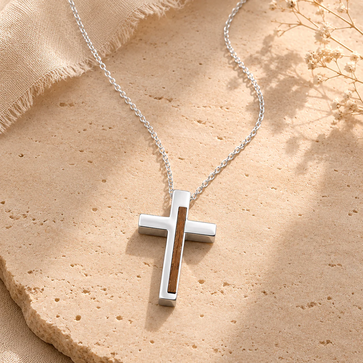 Teak Tablet Necklace - Image 4