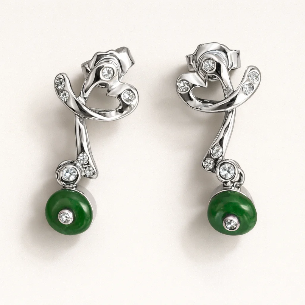 Velour Bloom Earrings - Image 3
